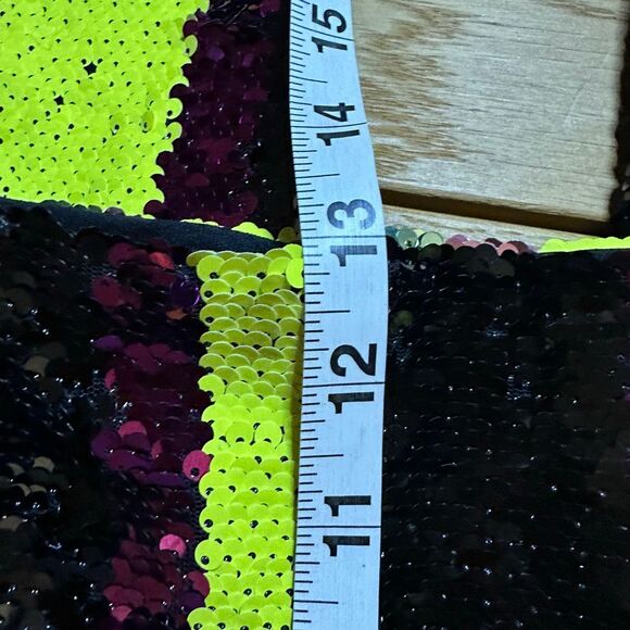NWT sequin flares pants xs - Picture 8 of 11
